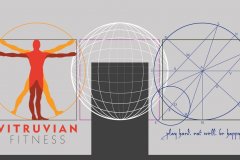Vitruvian Fitness mural