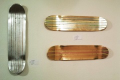 Gold and Silver Leaf Skate Decks